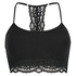 Bralette sin costuras Marine, Negro