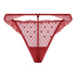 Tanga de talle alto Cordelie, Rojo