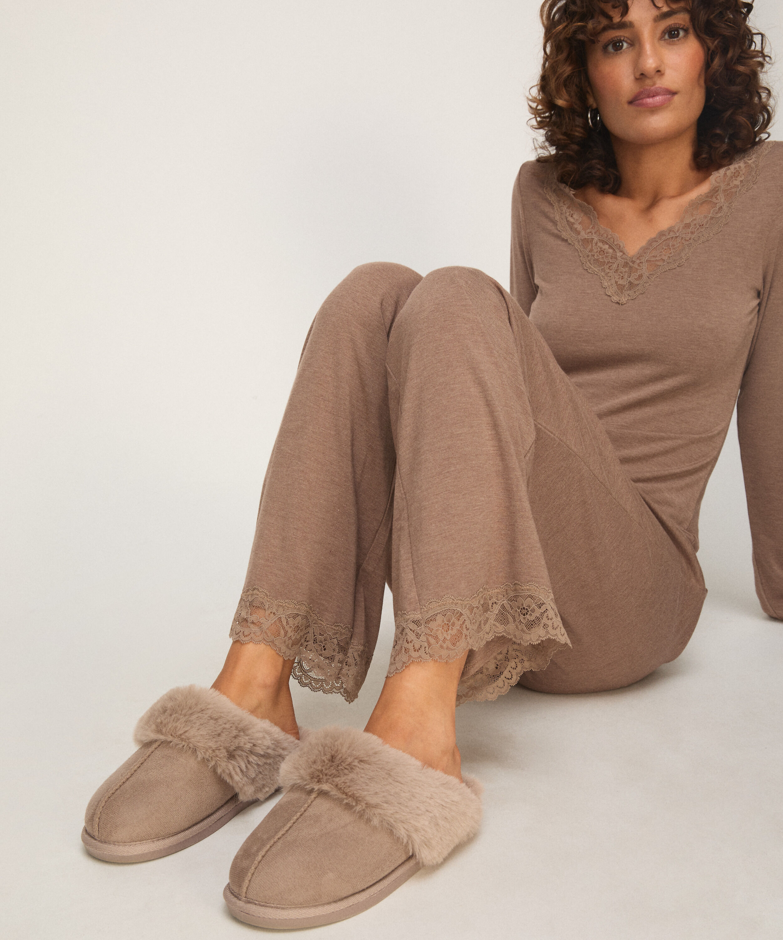 Zapatillas Ante, Gris