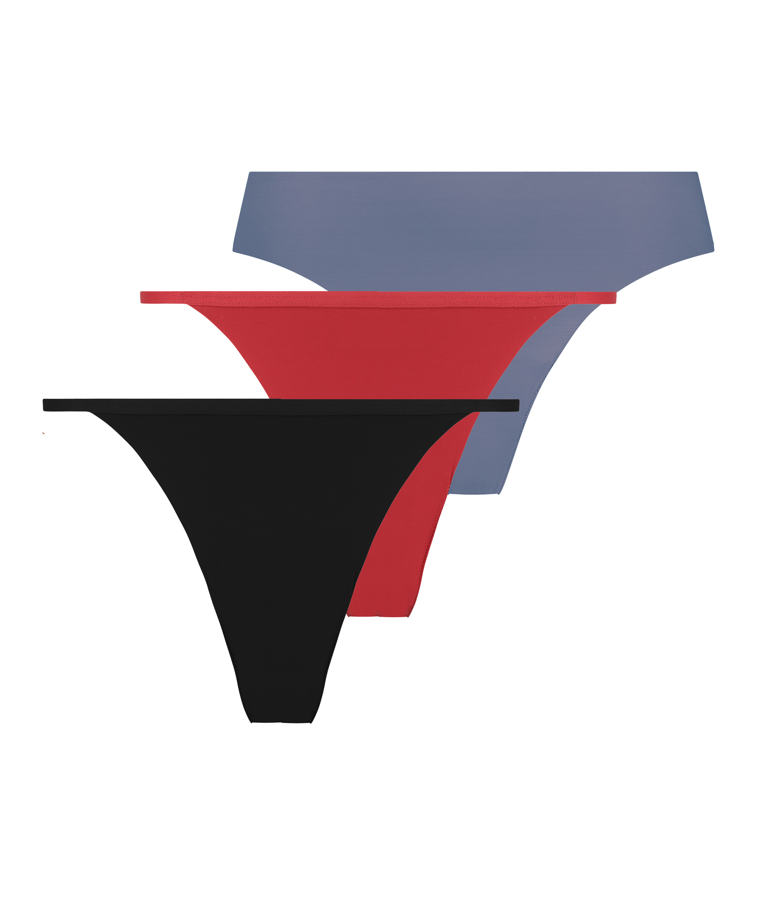 Lote de 3 tangas invisibles, Gris, main