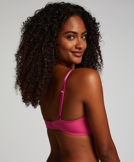 ﻿Sujetador con aros preformado Plunge, Rosa