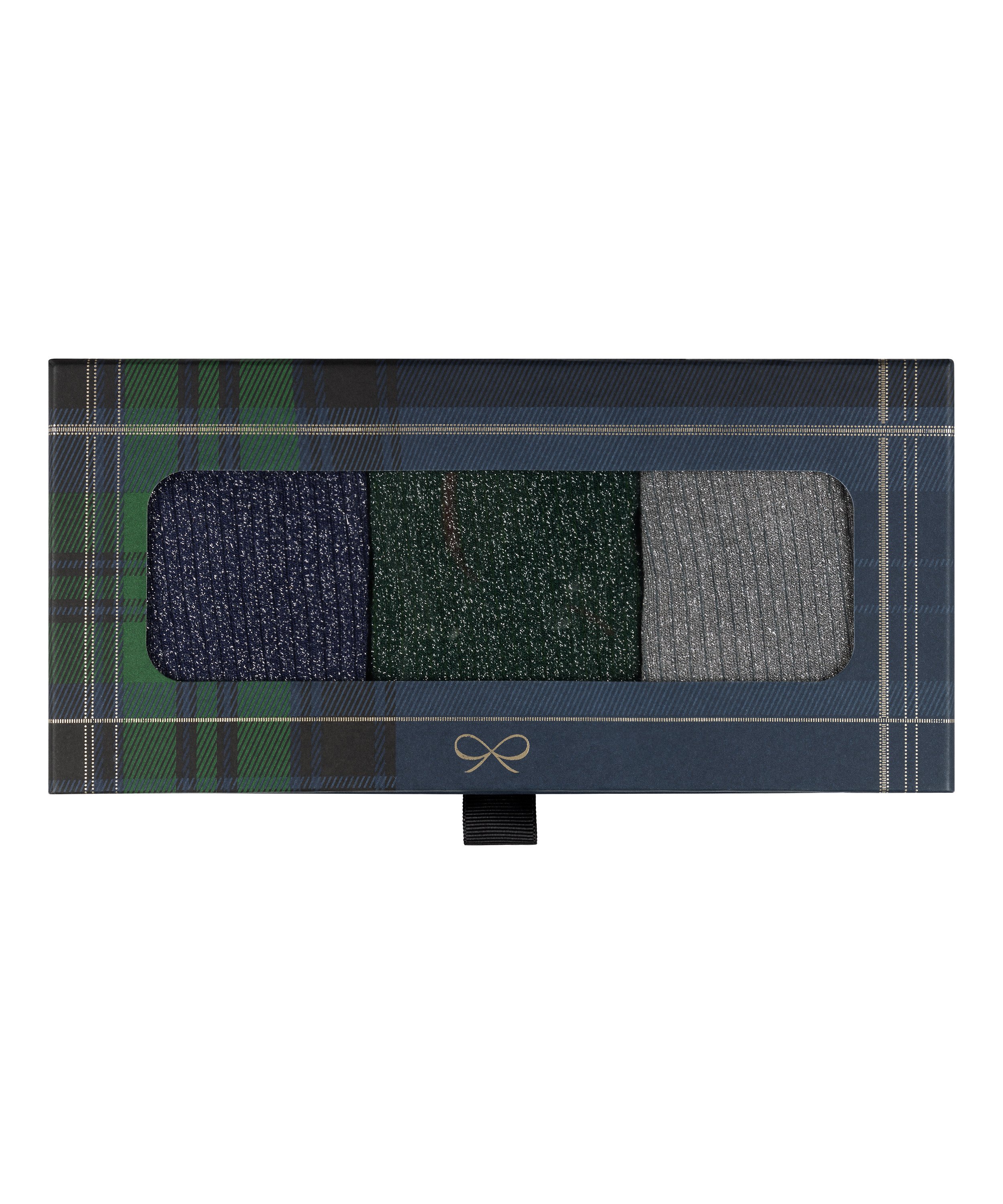 3 pares de calcetines Giftpack, Azul, main