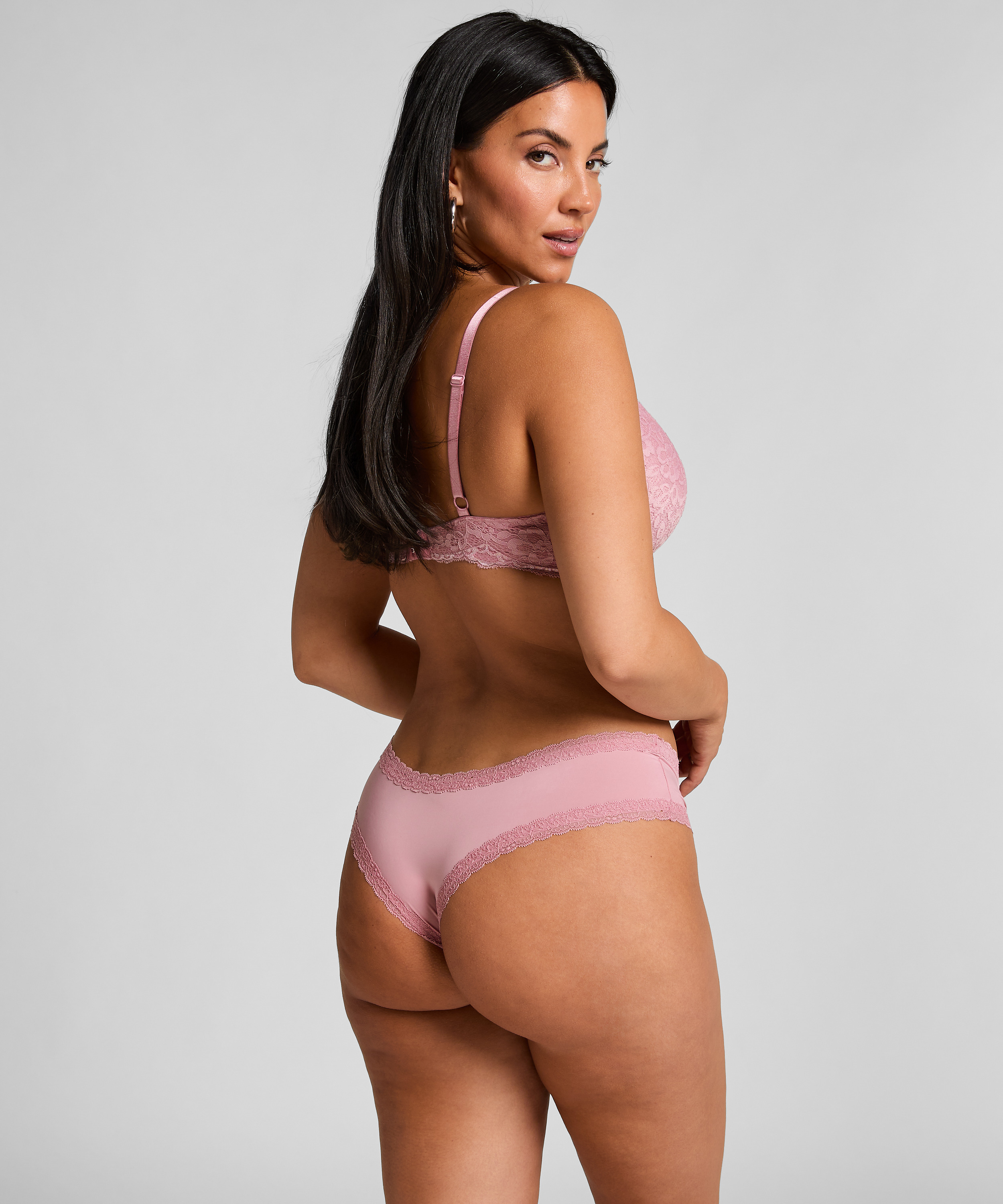 Braguita basileña con forma de V London, Rosa, main