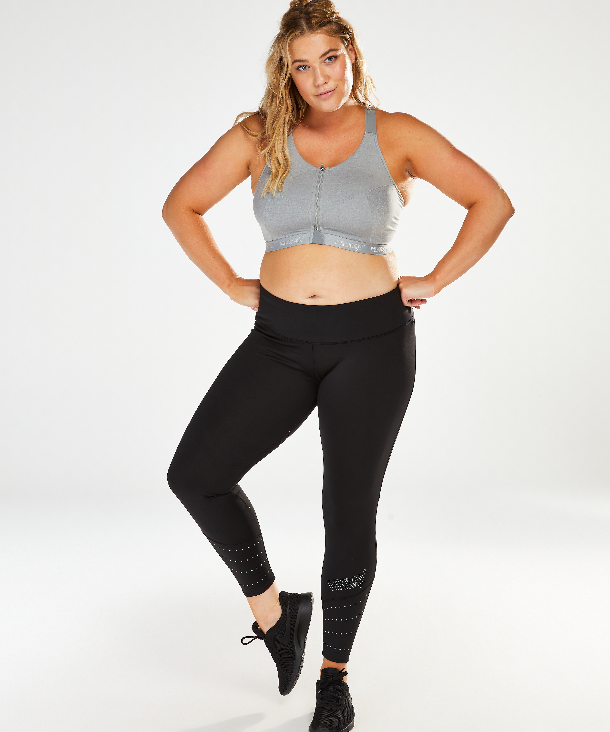 HKMX Sujetador deportivo The Pro Level 3, Gris, main