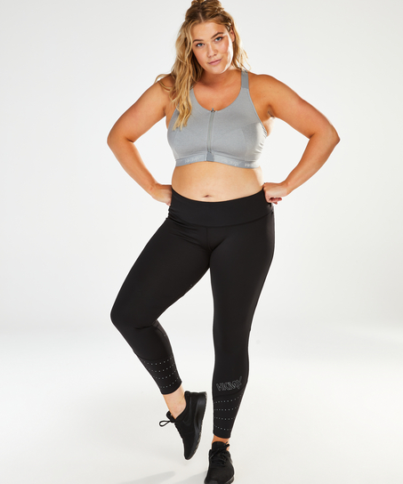 HKMX Sujetador deportivo The Pro Level 3, Gris