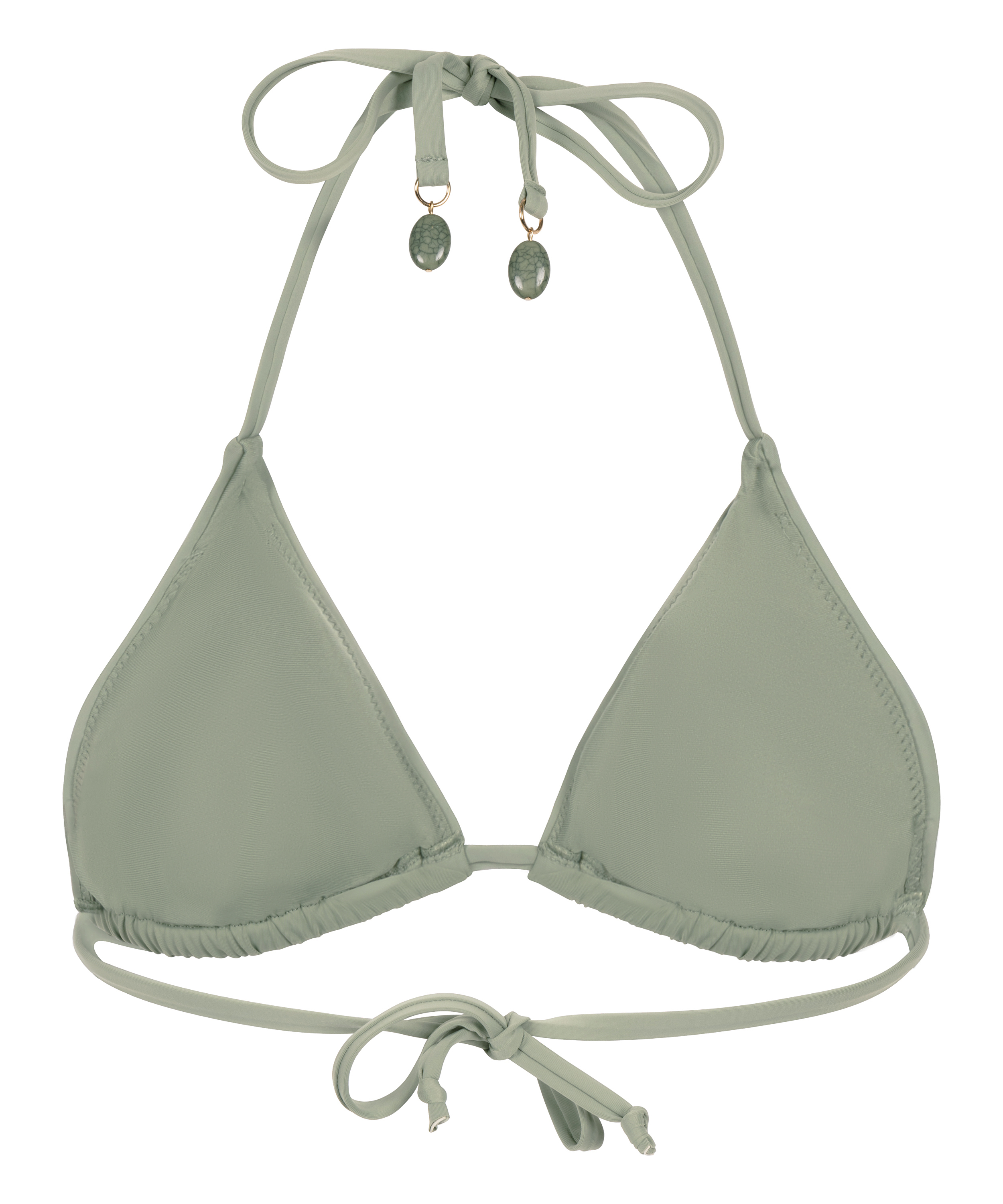 Top de bikini triangular Giselle, Verde, main