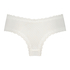 Brasileña en forma de V burn-out mesh, Blanco