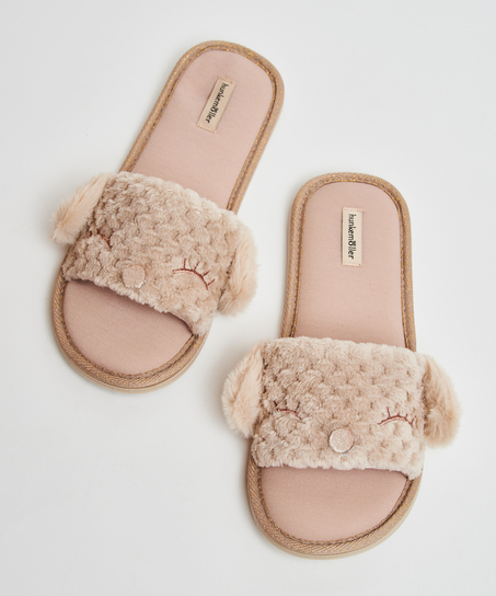 Pantuflas de perro, Blanco