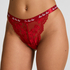 Conjunto de regalo de tanga de Navidad, Rojo