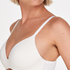 Sujetador push-up preformado sin aros Mona, Blanco