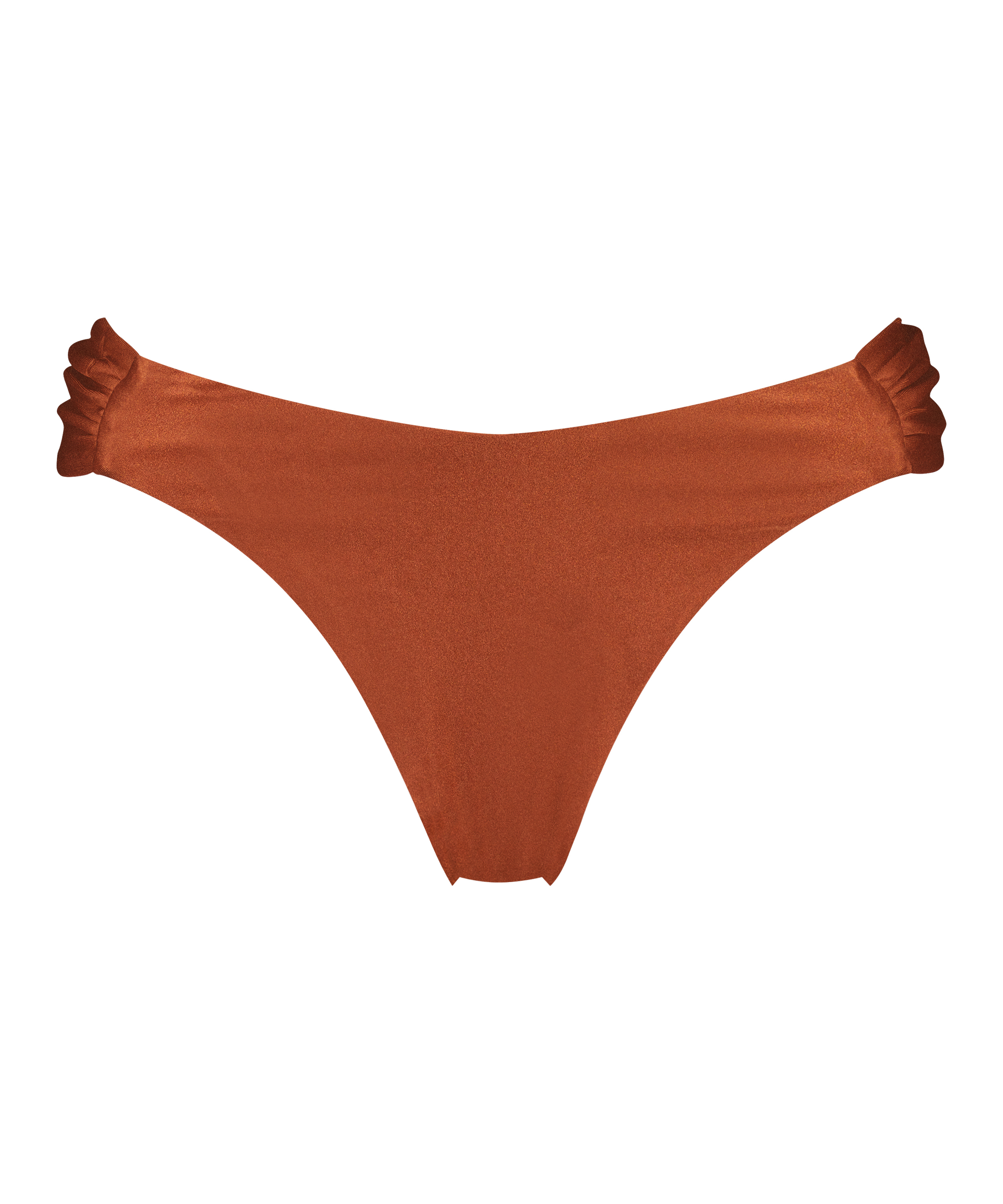 Braguita de bikini de tiro alto Sahara, marrón, main