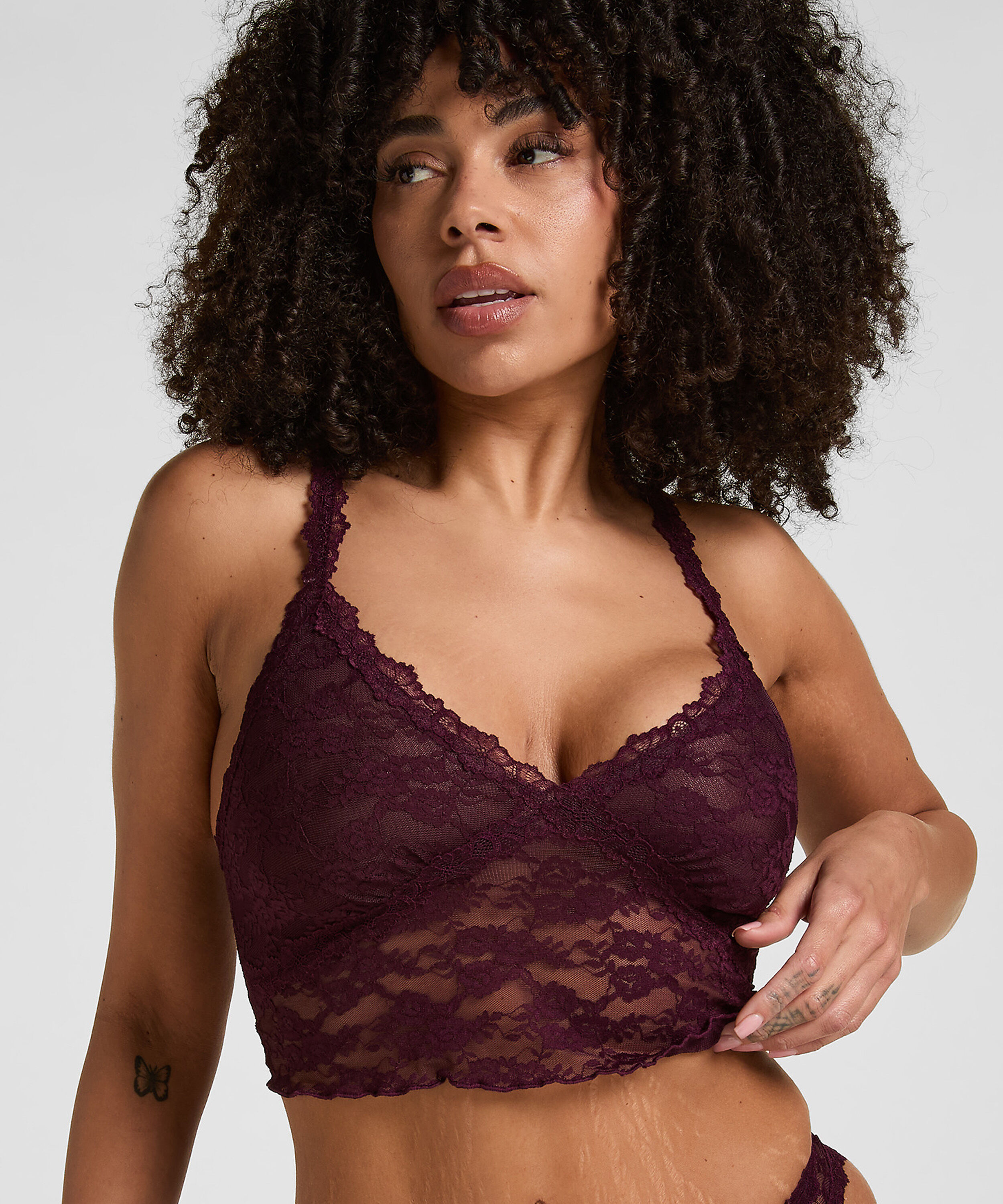 Bralette Aveline, Morado