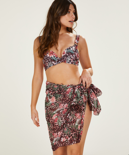 Pareo Animania, marr&oacute;n