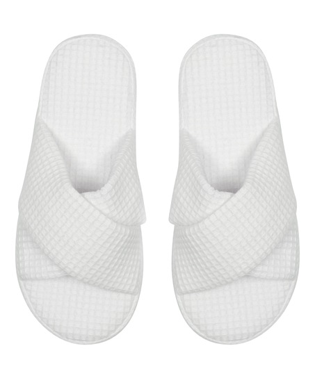 Pantuflas Gofre, Blanco