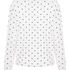 Pyjama Top Loose Pointelle, Blanco