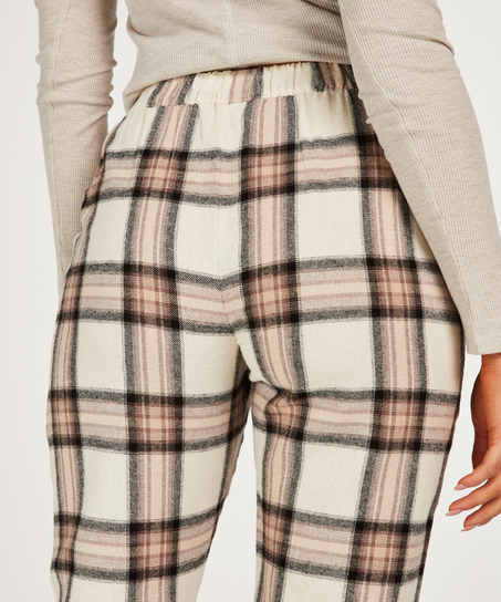 Tall Pantal&oacute;n de pijama Twill Check, Beige