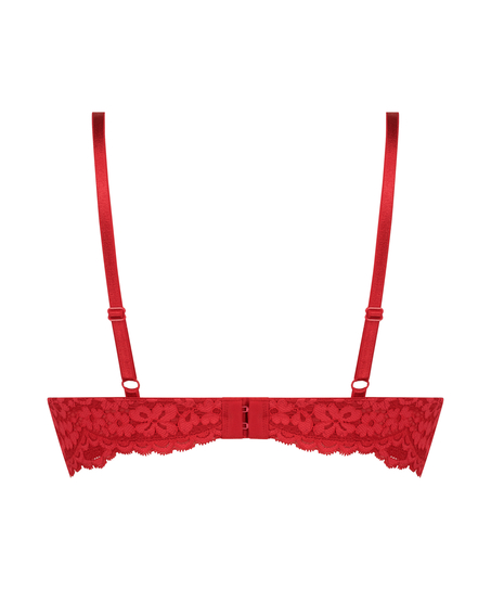 Sujetador push-up de aros preformado Rose, Rojo
