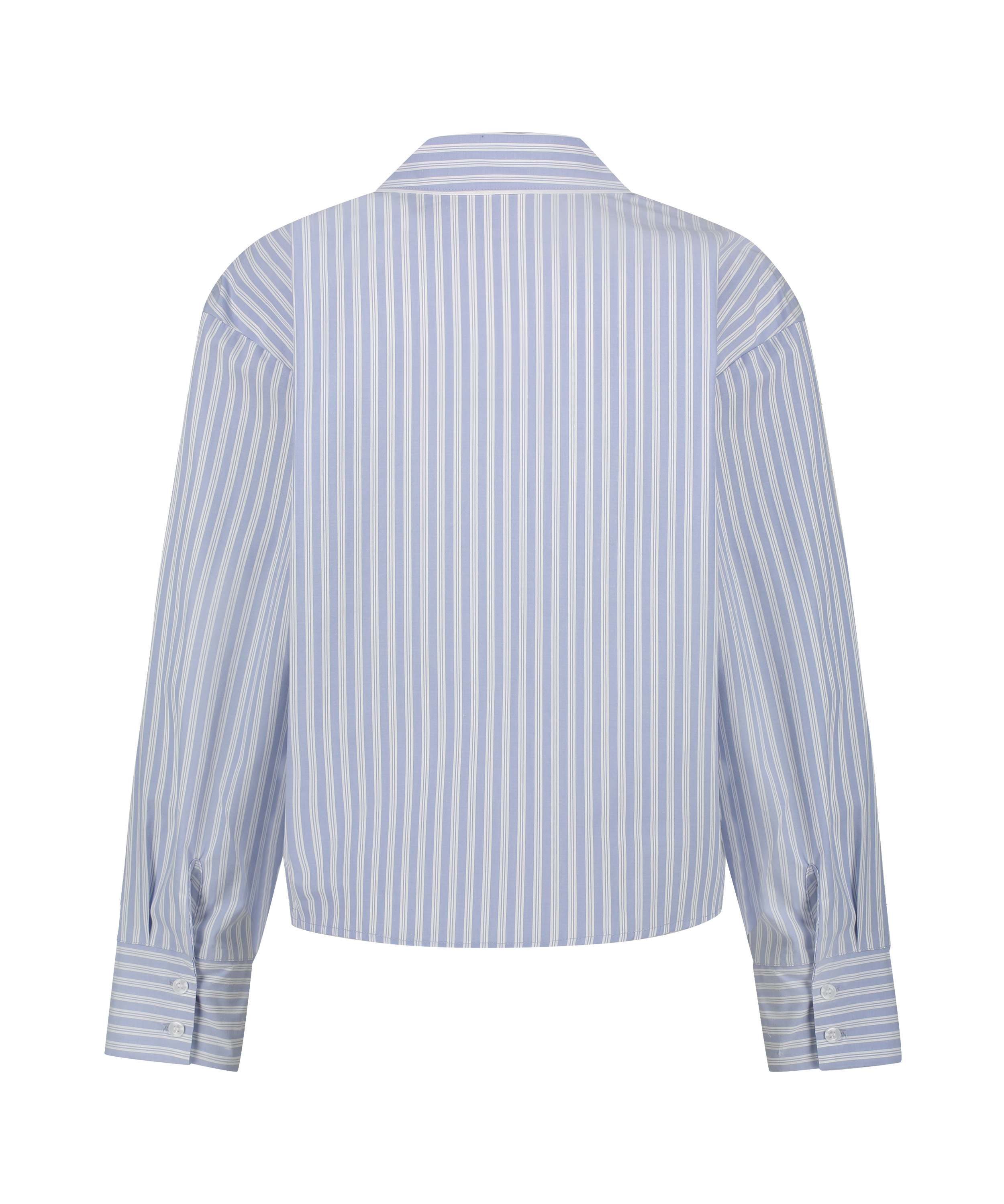 Top de pijama de algodón, Azul, main