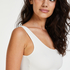 Bralette sin costuras, Blanco