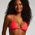 Top de bikini triangular Doha, Rojo