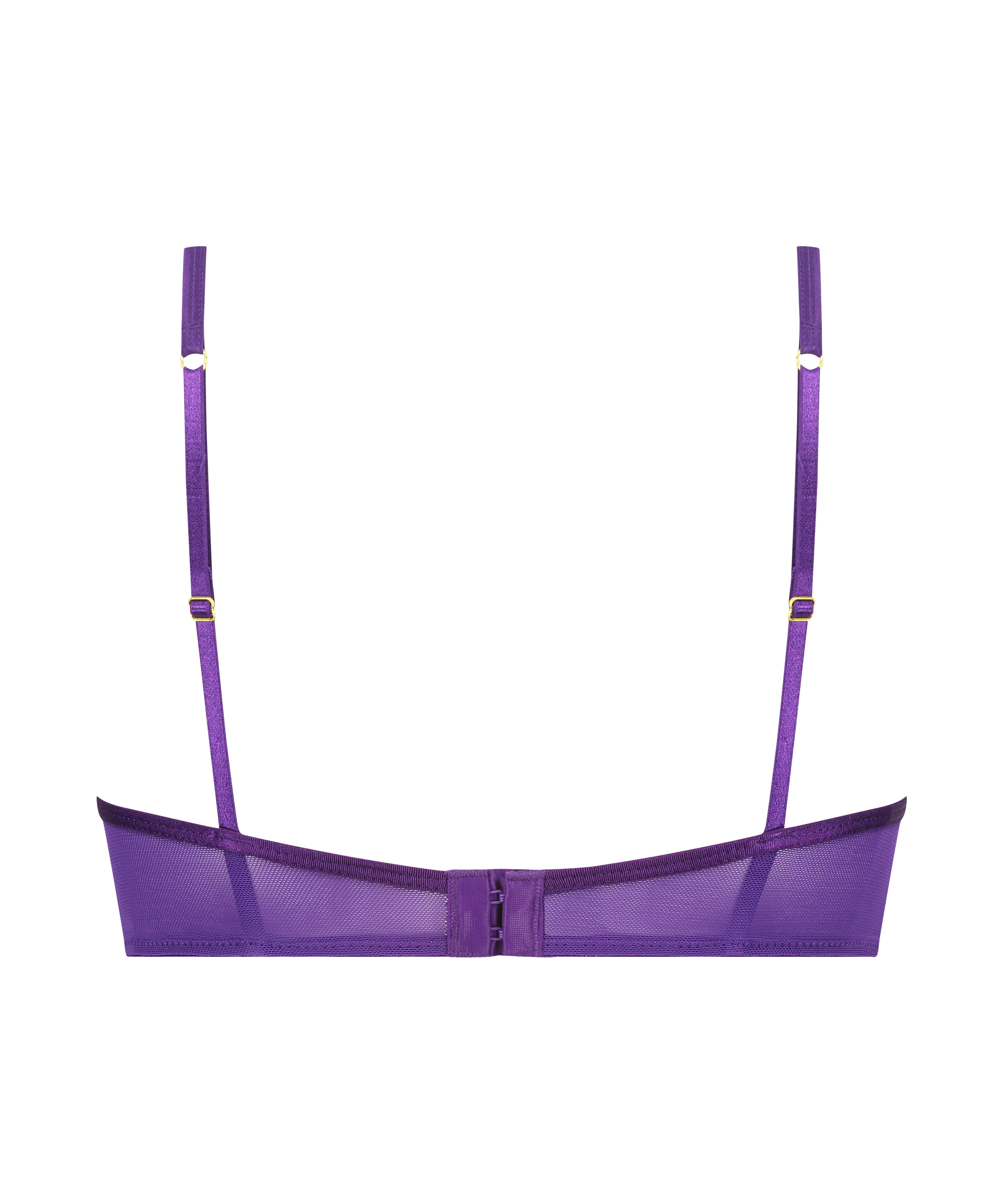Sujetador longline con aros preformado de media copa Iggy, Morado, main