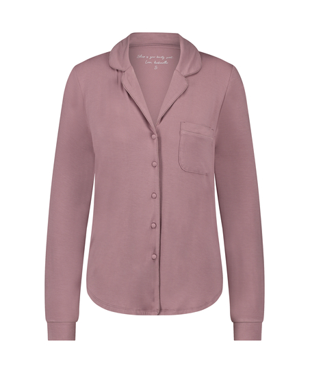 Chaqueta de manga larga de jersey Essentil, Rosa