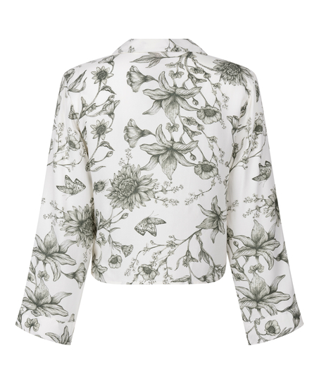 Top de pijama Storylover, Blanco