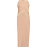 Vestido lencero Satin Long, Beige