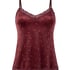 Camiseta top Velours Lace, Morado