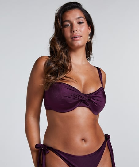 Top de bikini Costa, Morado