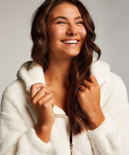 Chaqueta de lana, Blanco