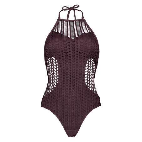 Traje de ba&ntilde;o Borneo Mesh, Morado