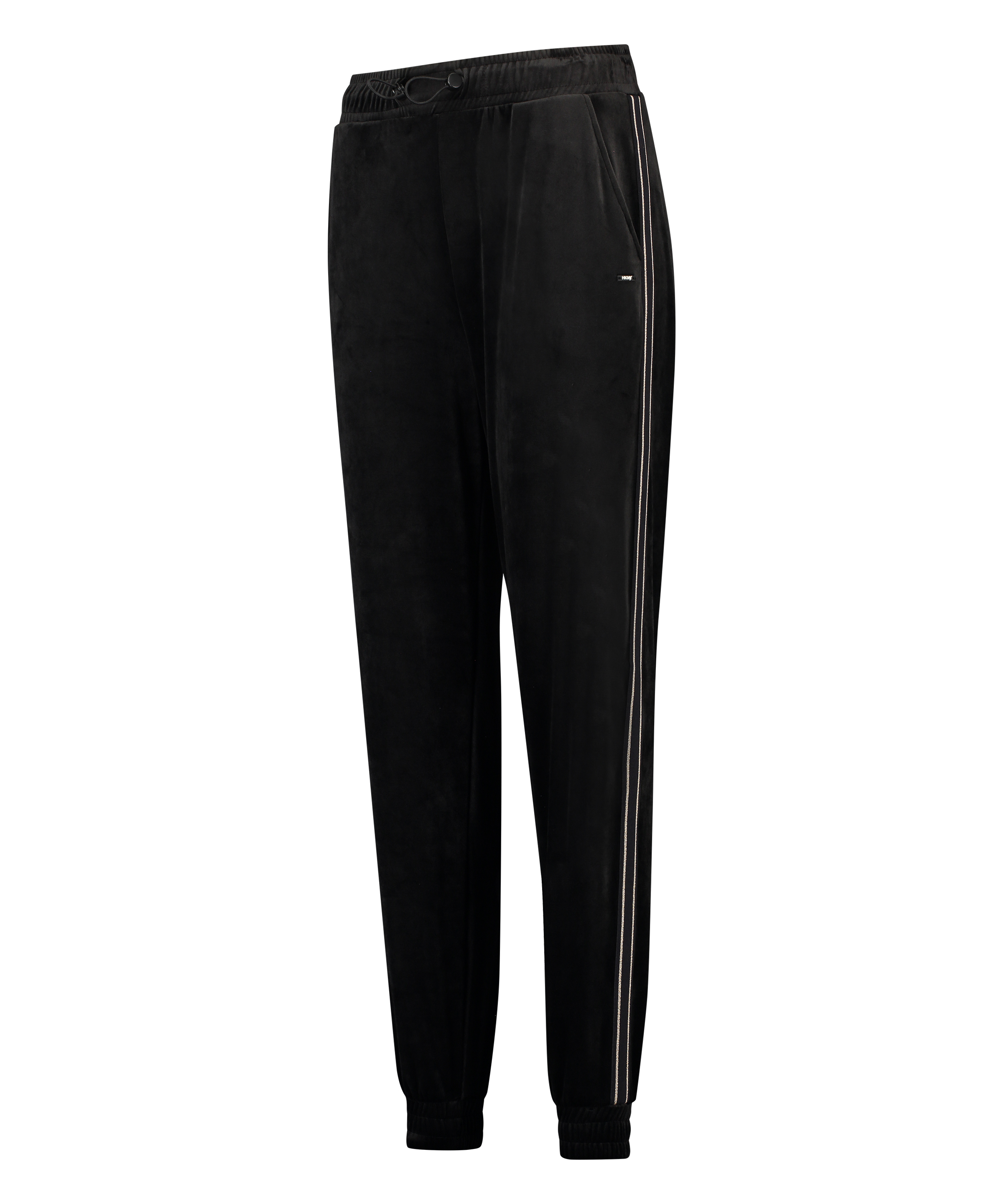 Pantalón de deporte de terciopelo HKMX, Negro, main