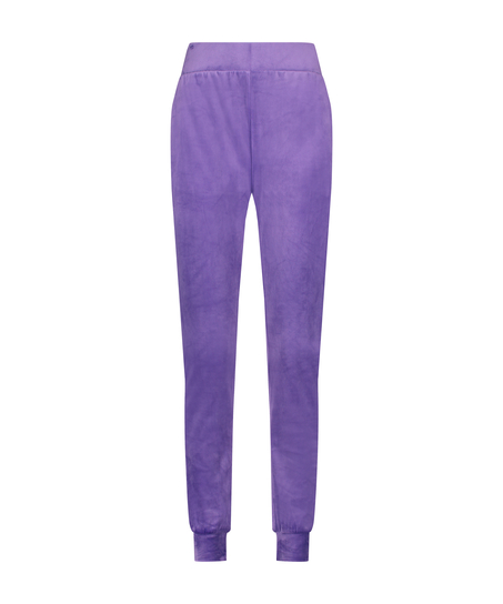 Pantalones de deporte Velours, Morado