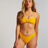 Conjunto de bikini Crinkle, Amarillo