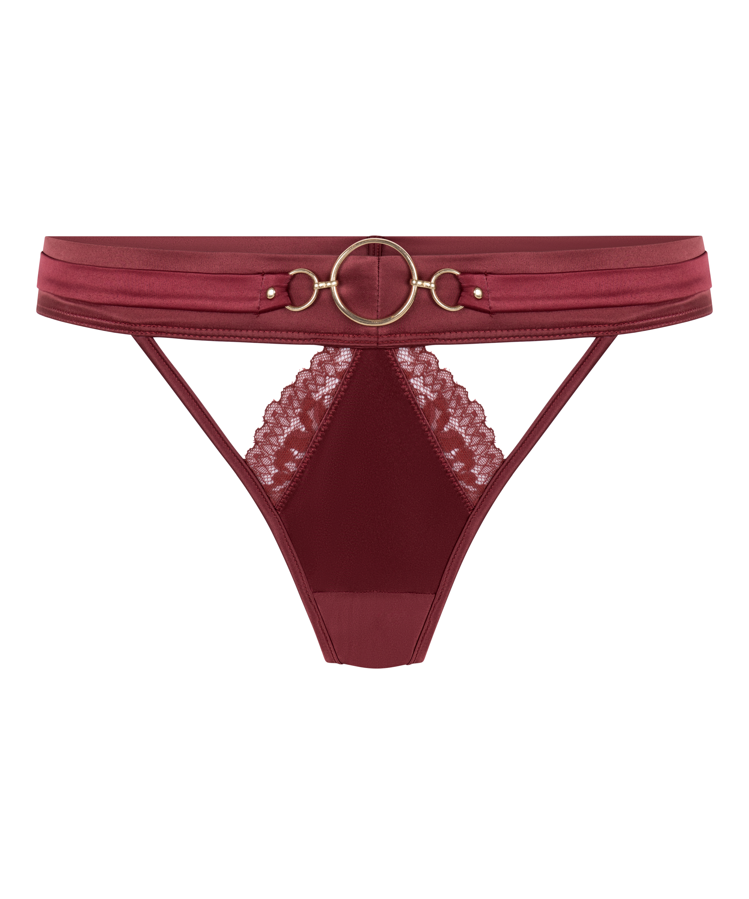 Tanga de talle alto Marjolein, Rojo, main