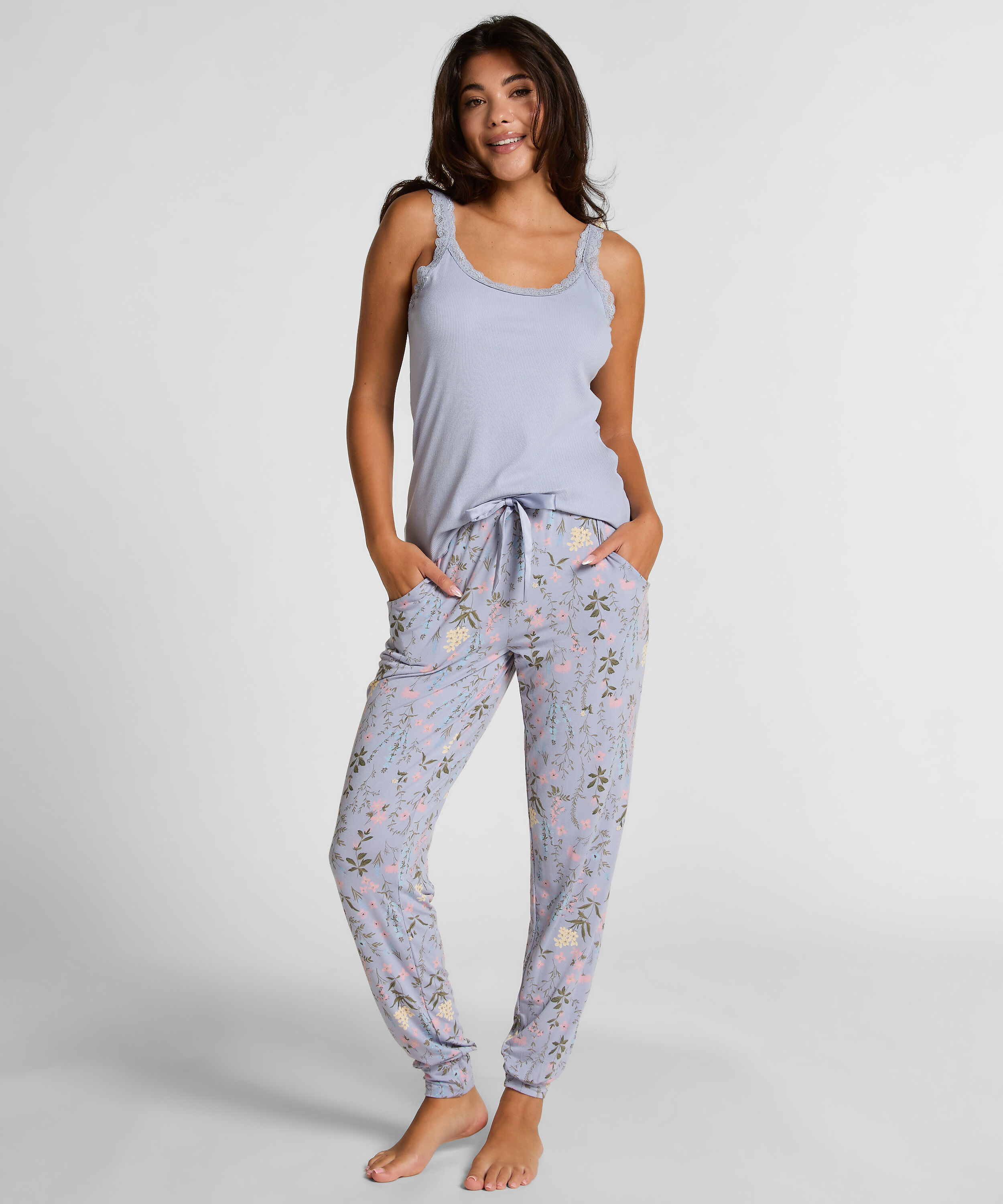 Pantalón de pijama Jersey, Morado