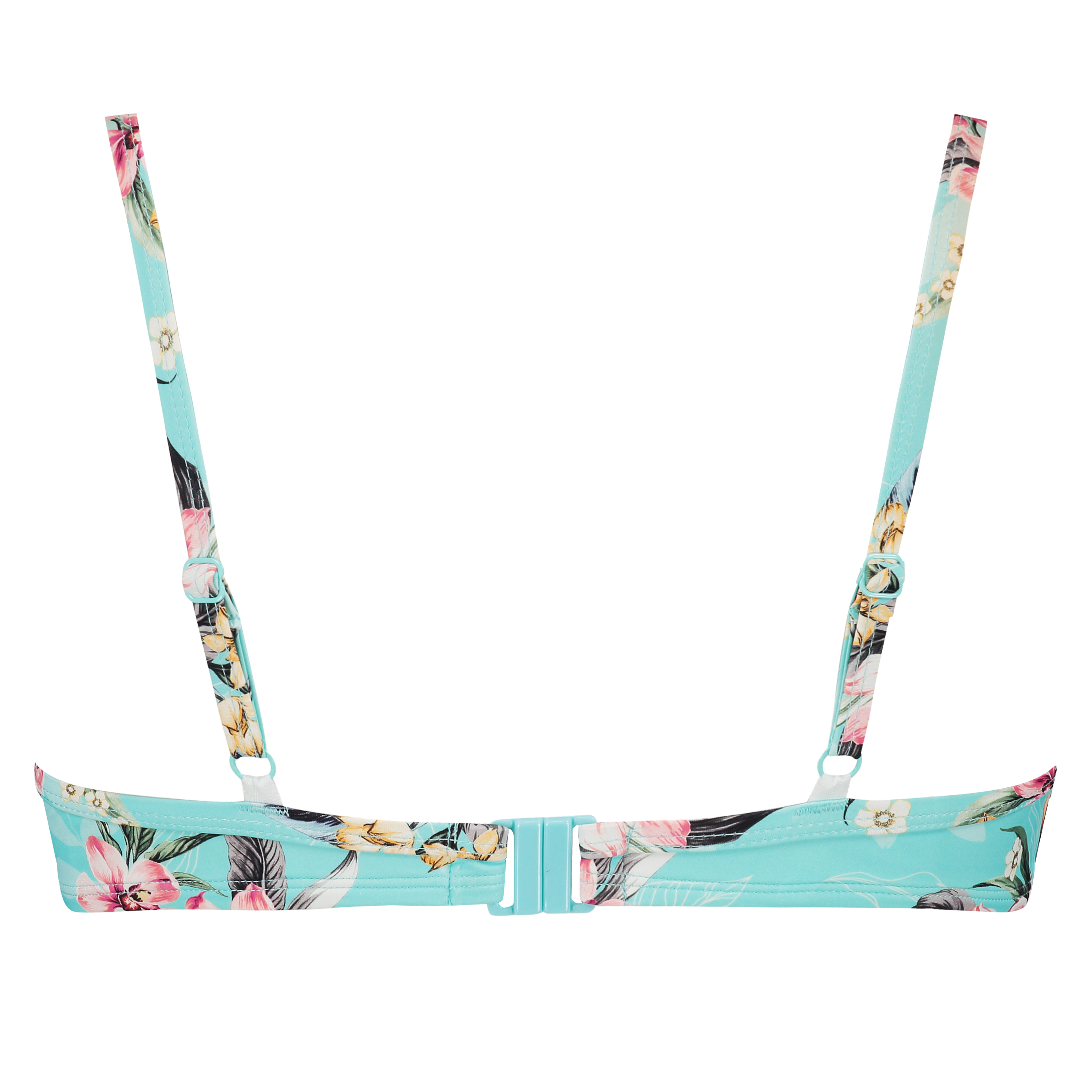 Top de bikini de aros preformado Bea, Azul, main