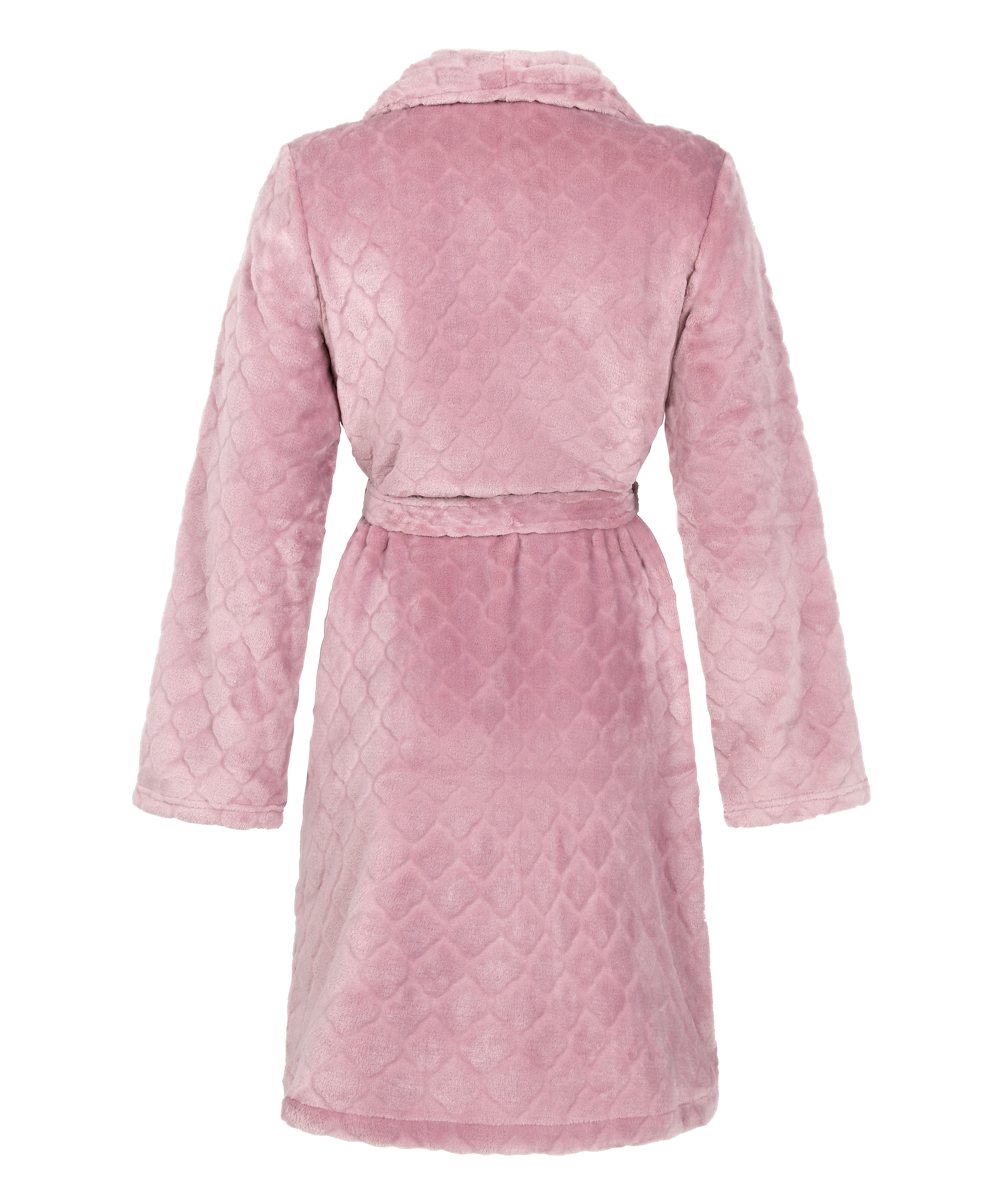 Albornoz corto de franela, Morado, main