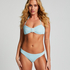 Braguita de Bikini Rio Crinkle, Azul