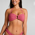 Top de bikini bandeau Lanai, Rosa