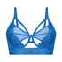 Sujetador longline de aros no preformado Pleasure, Azul