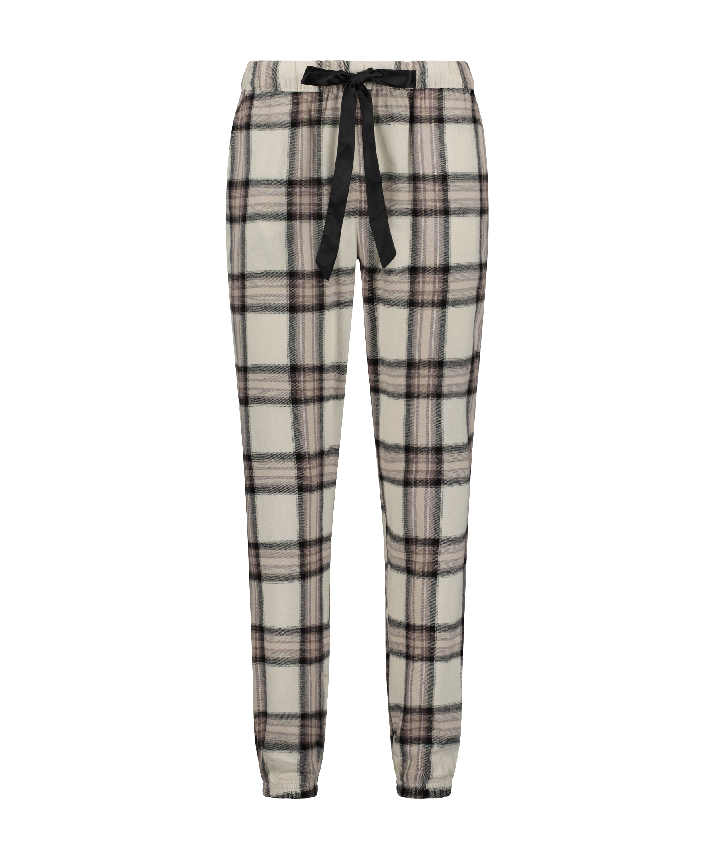 Petite Pantalón de pijama Twill Check, Beige, main