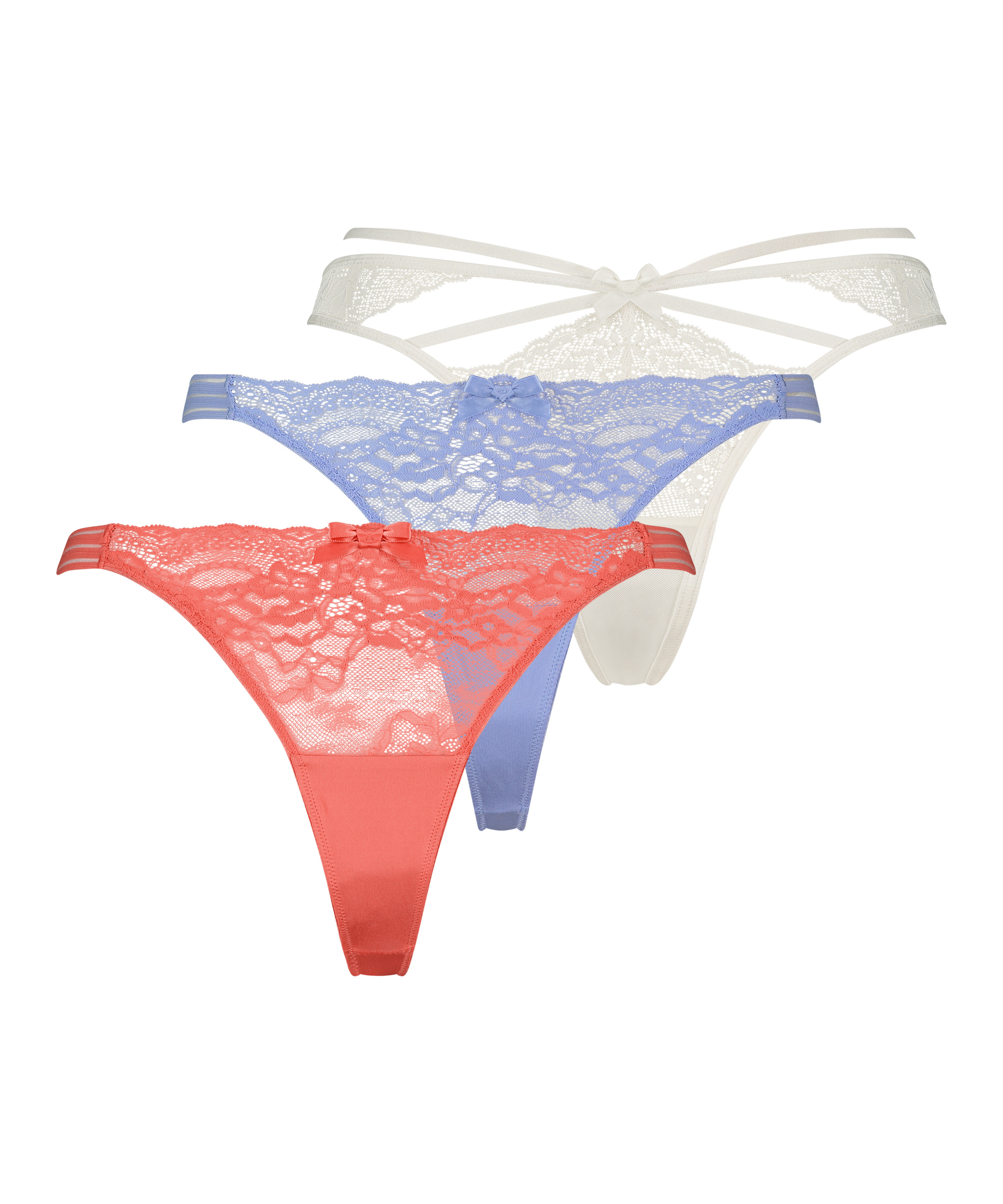 Lote de 3 tangas, Rosa, main