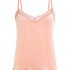 Camiseta top Velours Lace, Rosa