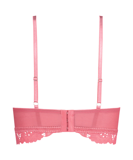 Sujetador preformado sin aros longline Shiloh, Rosa