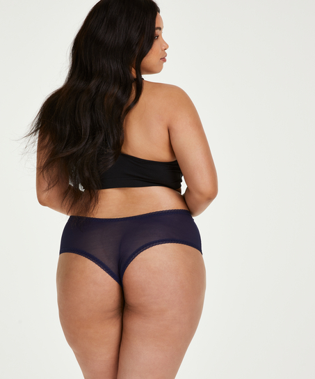 Brasile&ntilde;a Franzi en forma de V Curvy, Azul