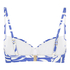 Top de bikini Mauritius, Azul