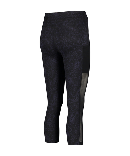 HKMX Capri de cintura alta Oh My Squat, Negro