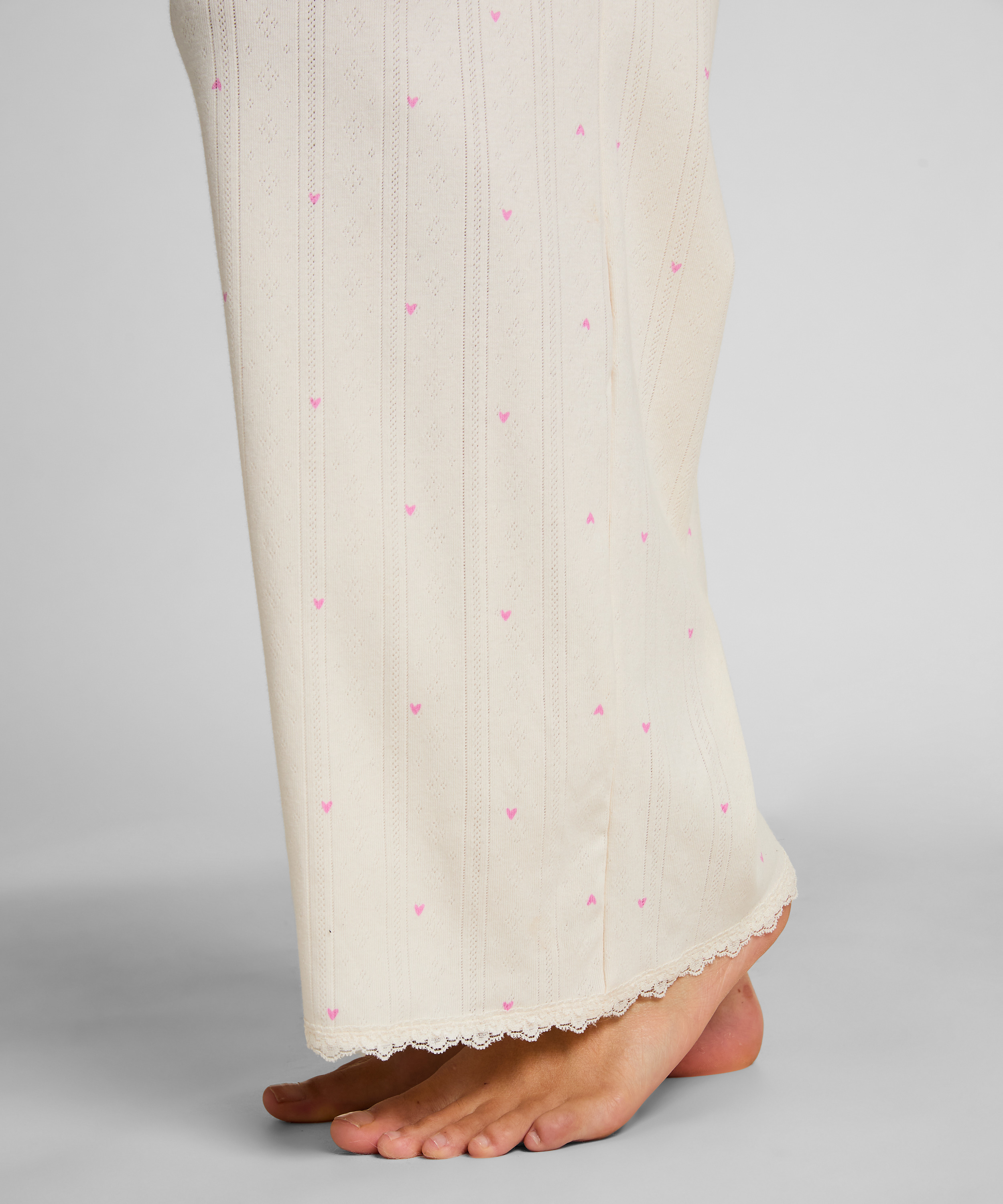 Pantal&oacute;n de pointelle, Blanco, main